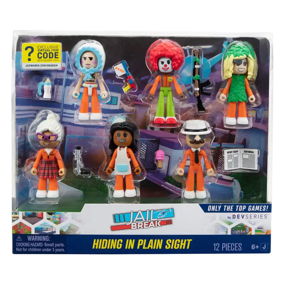 Dev Series Actionfiguren 6er-Pack Jailbreak: Hiding in Plain Sight Produktfoto