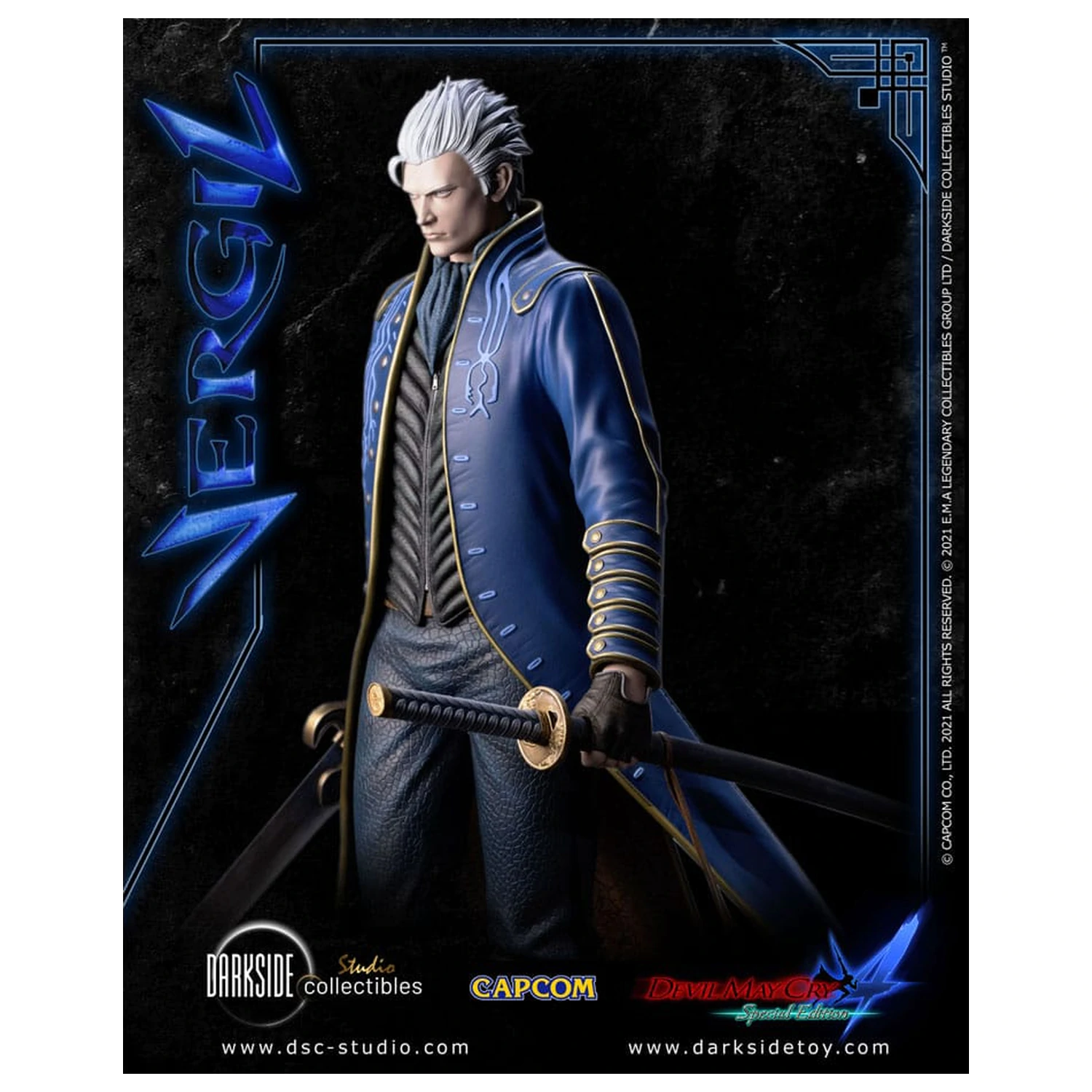 Devil May Cry 4 Premium Statue 1/4 Vergil 51 cm Produktfoto