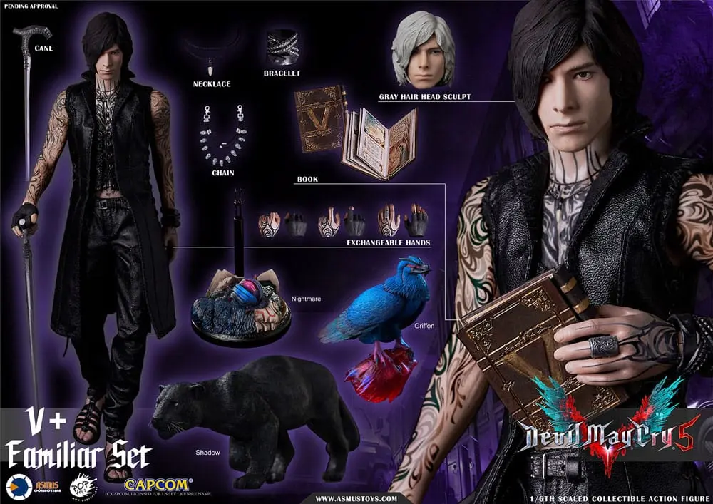 Devil May Cry 5 Actionfigur 1/6 V (Luxury Edition) 31 cm Produktfoto