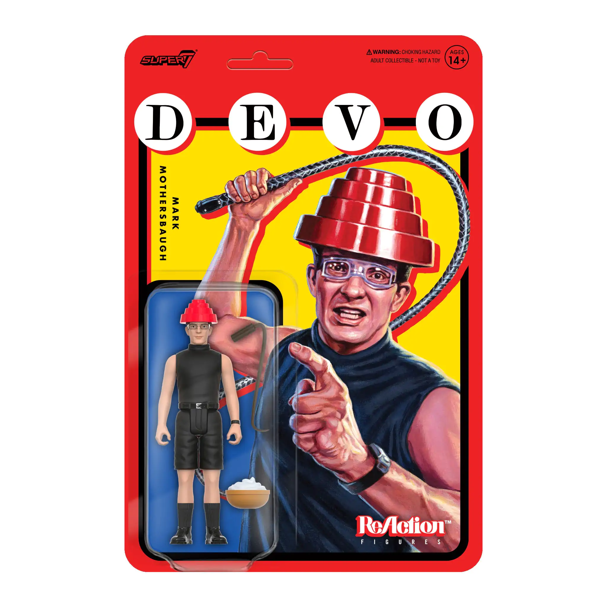 Devo  ReAction Actionfigur Mark Mothersbaugh 10 cm Produktfoto