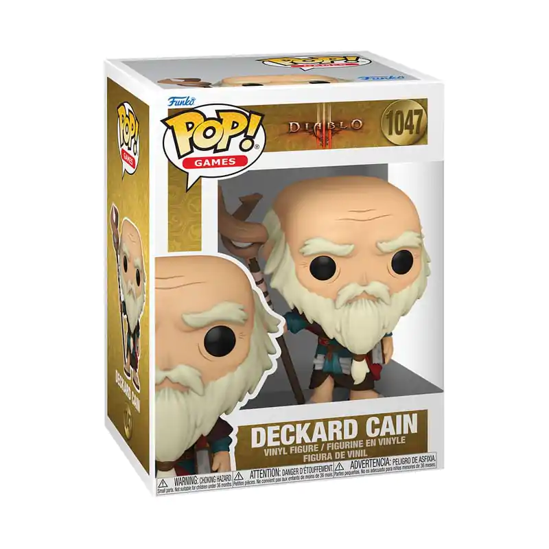 Diablo 3 Funko POP! Games Vinyl Figur Deckard Cain 9 cm Produktfoto