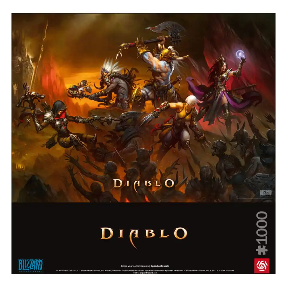 Diablo Gaming Puzzle Heroes Battle (1000 Teile) termékfotó