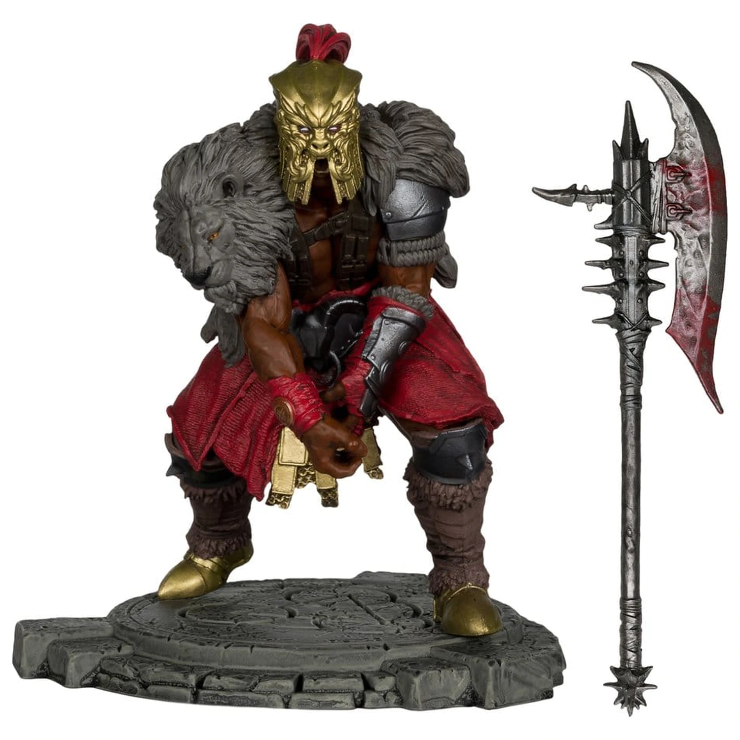 Diablo IV 1/12 Maßstab Limited Edition Posed Figur Barbarian 12 cm Produktfoto