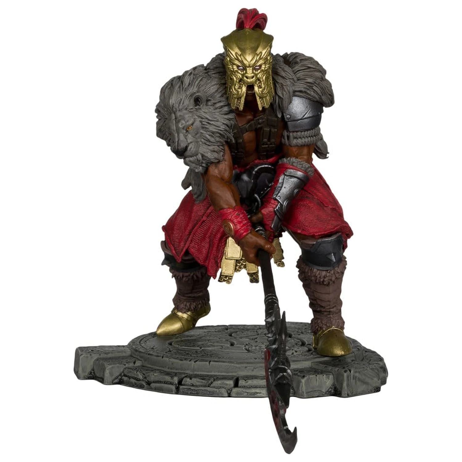 Diablo IV 1/12 Maßstab Limited Edition Posed Figur Barbarian 12 cm Produktfoto