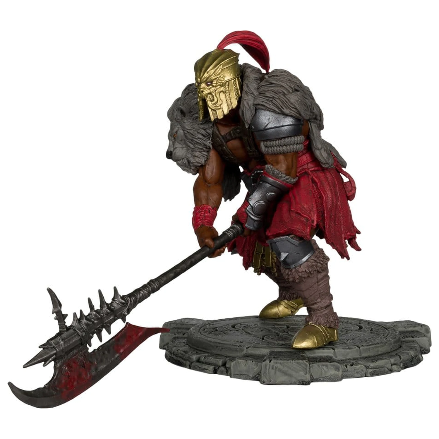 Diablo IV 1/12 Maßstab Limited Edition Posed Figur Barbarian 12 cm Produktfoto