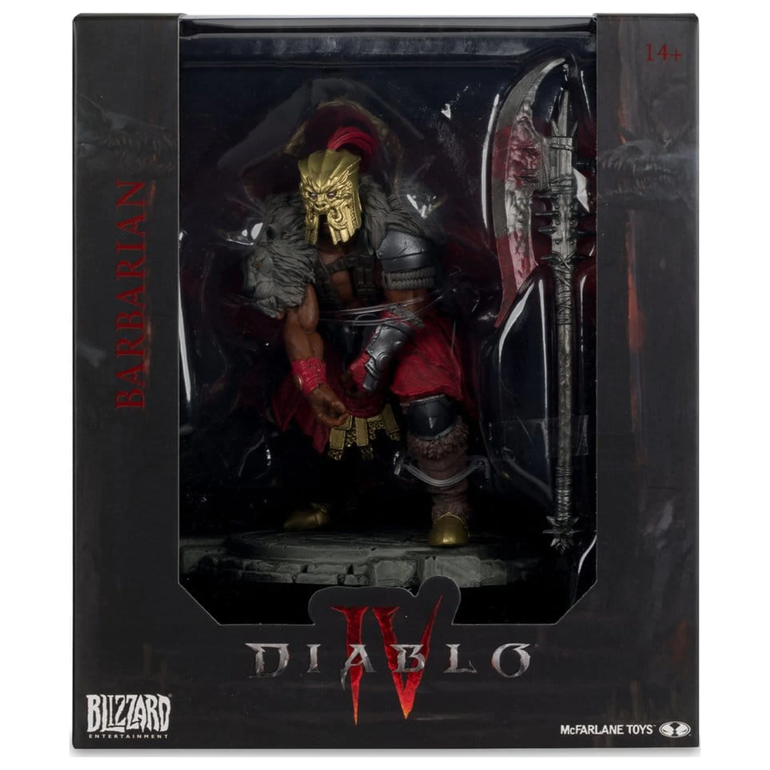 Diablo IV 1/12 Maßstab Limited Edition Posed Figur Barbarian 12 cm Produktfoto