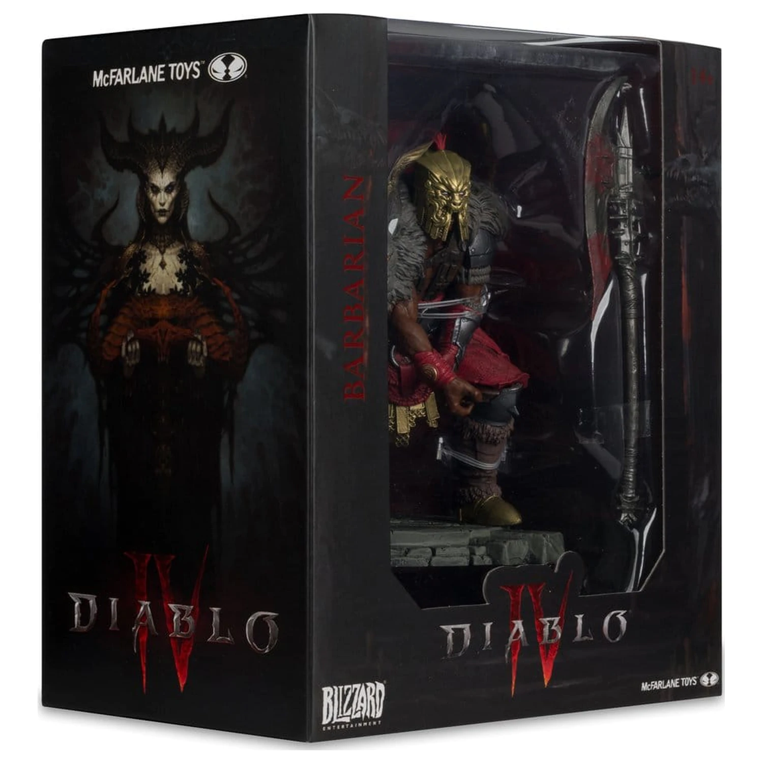 Diablo IV 1/12 Maßstab Limited Edition Posed Figur Barbarian 12 cm Produktfoto