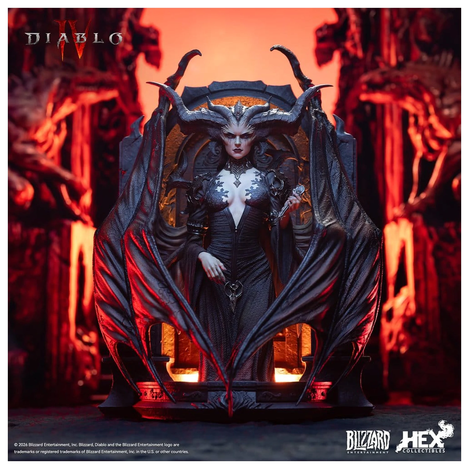 Diablo IV Kunst Statue Lilith 34 cm Produktfoto