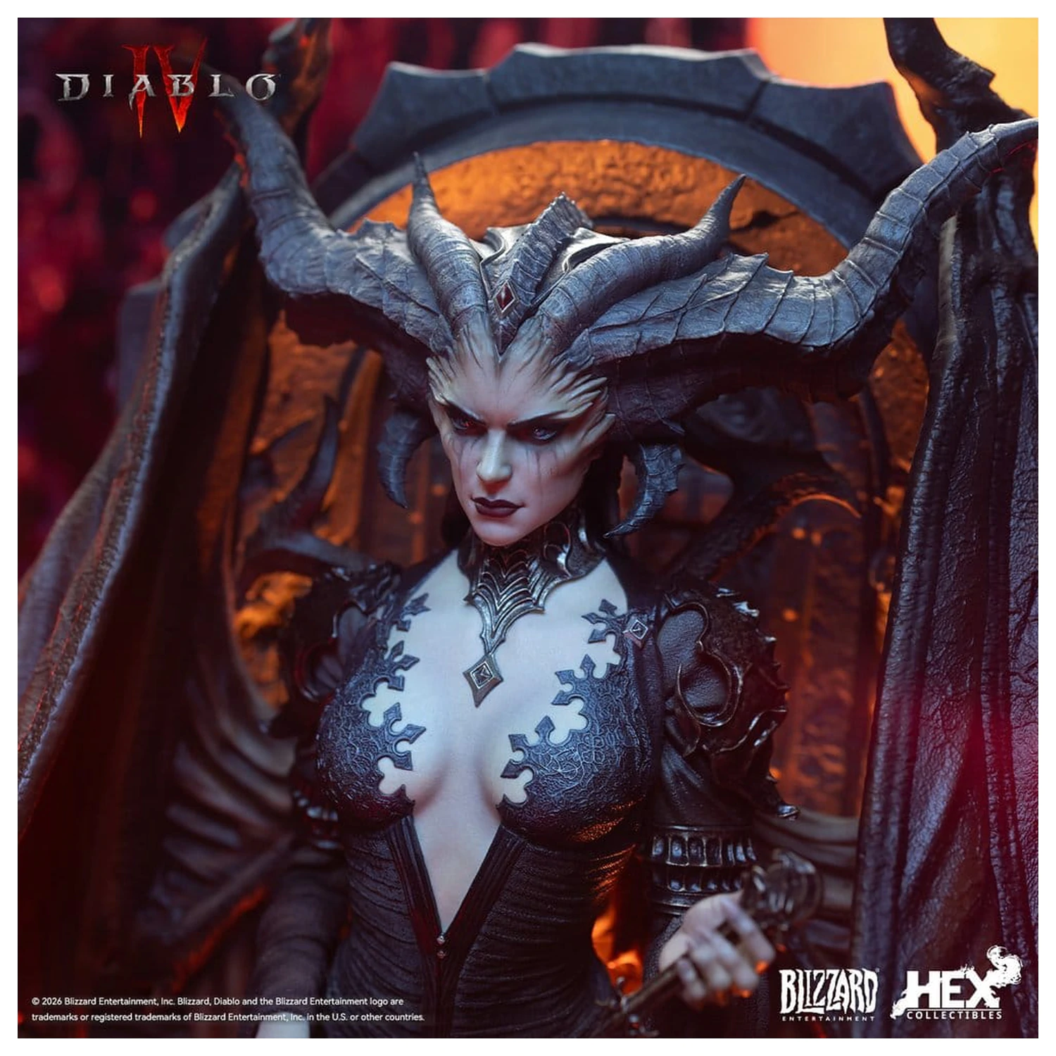 Diablo IV Kunst Statue Lilith 34 cm Produktfoto
