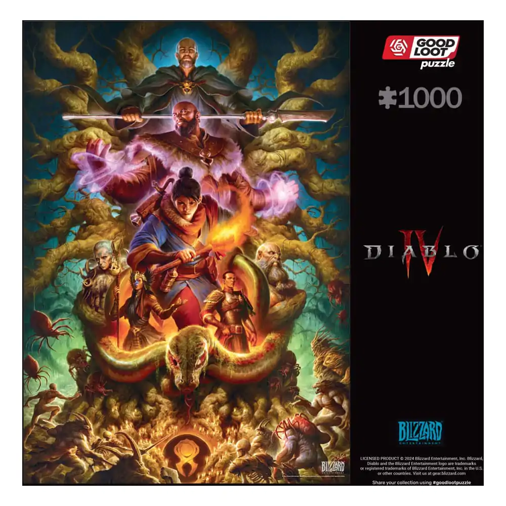 Diablo IV Gaming Puzzle Horadrim (1000 Teile) termékfotó