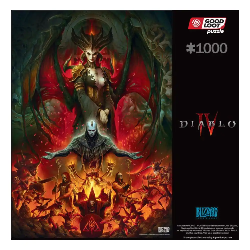 Diablo IV Gaming Puzzle Lilith Composition (1000 Teile) termékfotó