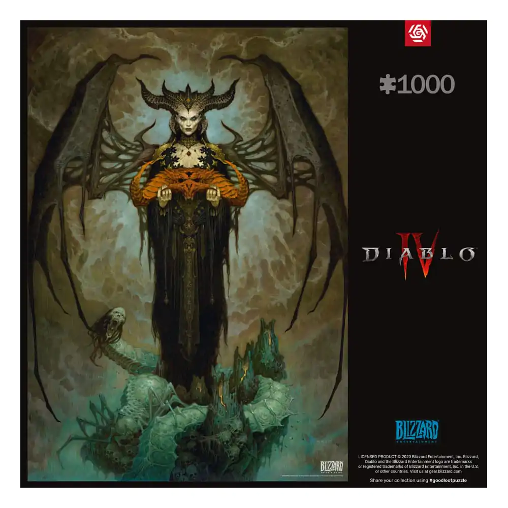 Diablo IV Gaming Puzzle Lilith (1000 Teile) termékfotó