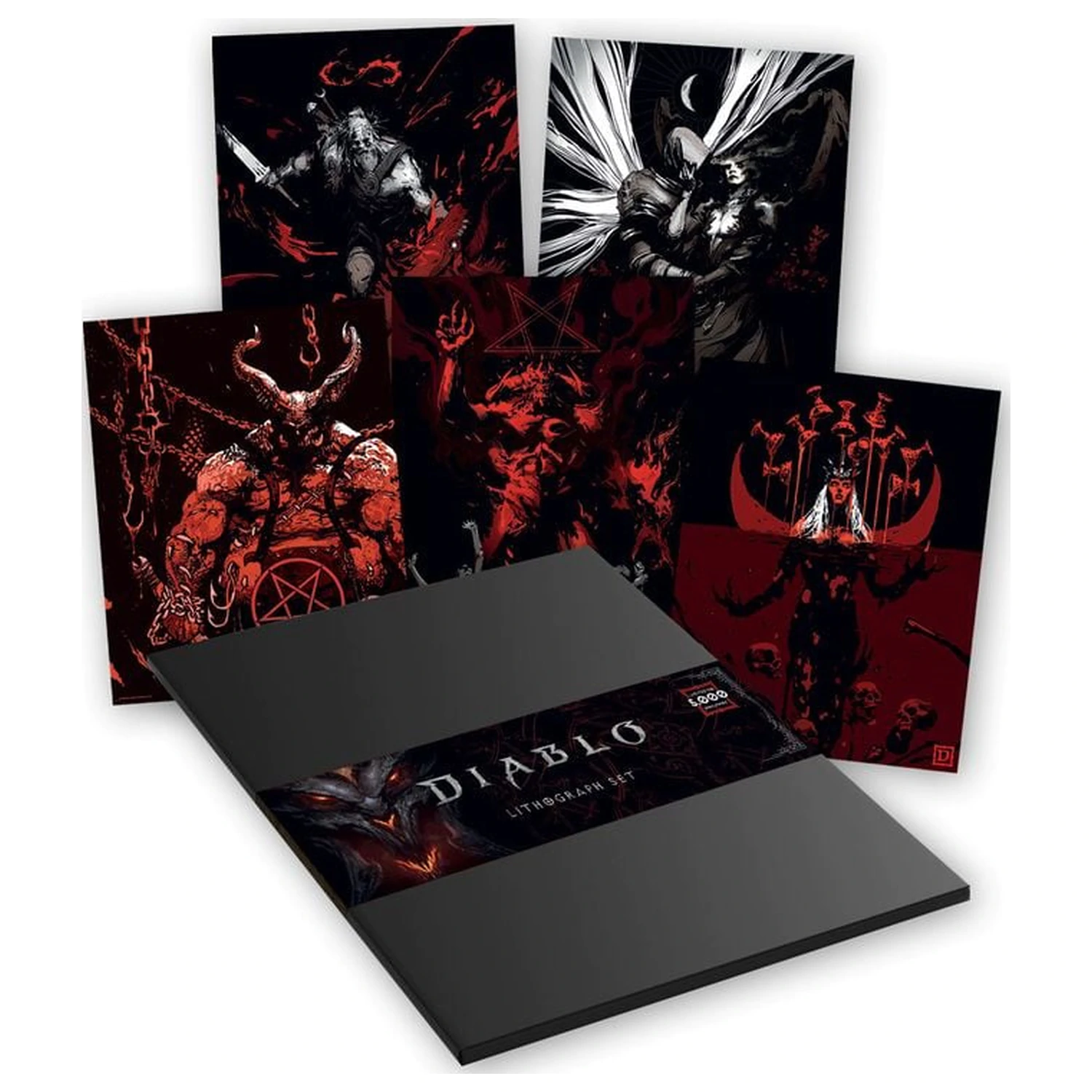 Diablo Lithograph Set Limitierte Edition Produktfoto
