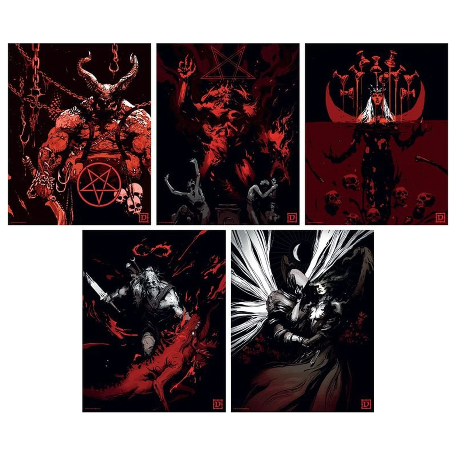 Diablo Lithograph Set Limitierte Edition Produktfoto