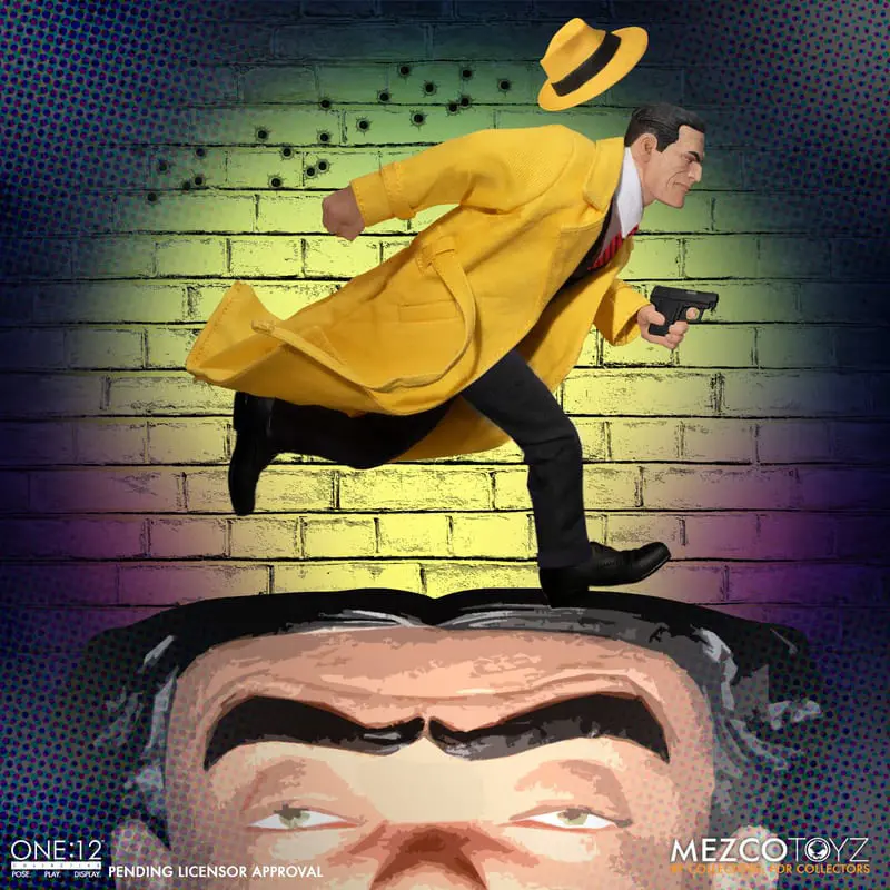 Dick Tracy Actionfiguren 1/12 Dick Tracy vs Flattop Box Set 17 cm Produktfoto