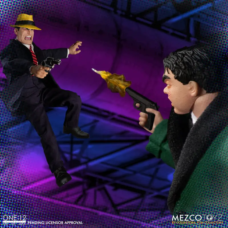 Dick Tracy Actionfiguren 1/12 Dick Tracy vs Flattop Box Set 17 cm Produktfoto