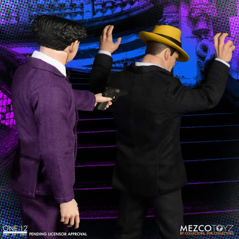 Dick Tracy Actionfiguren 1/12 Dick Tracy vs Flattop Box Set 17 cm Produktfoto