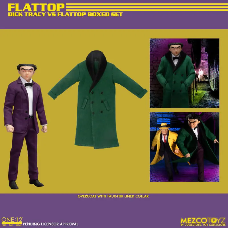 Dick Tracy Actionfiguren 1/12 Dick Tracy vs Flattop Box Set 17 cm Produktfoto