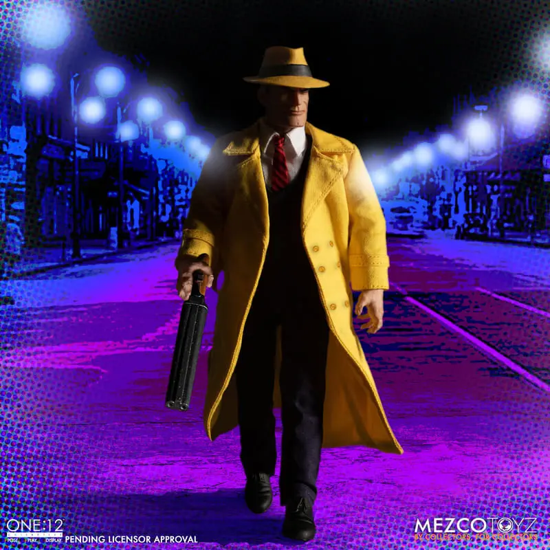 Dick Tracy Actionfiguren 1/12 Dick Tracy vs Flattop Box Set 17 cm Produktfoto