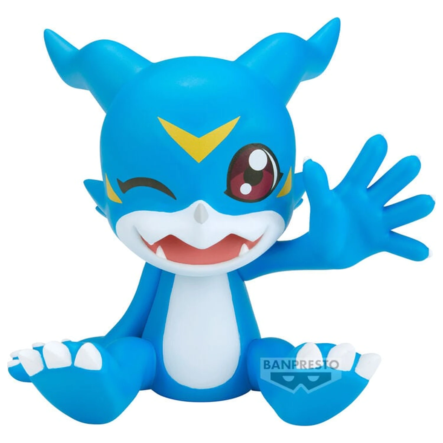 Digimon Adventure 02 Sofvimates Veemon Figur 11cm Produktfoto