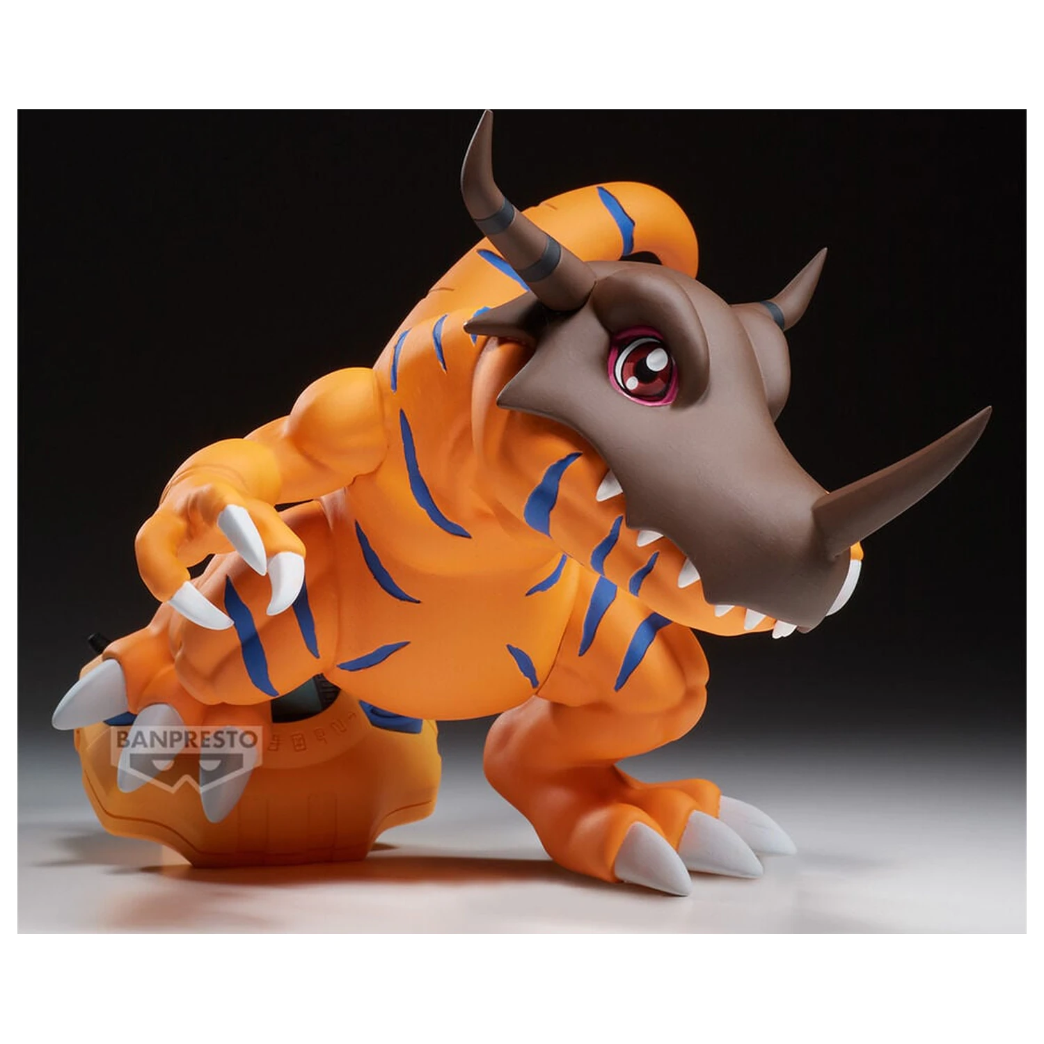 Digimon Adventure Digivice Greymon Figur 13cm Produktfoto