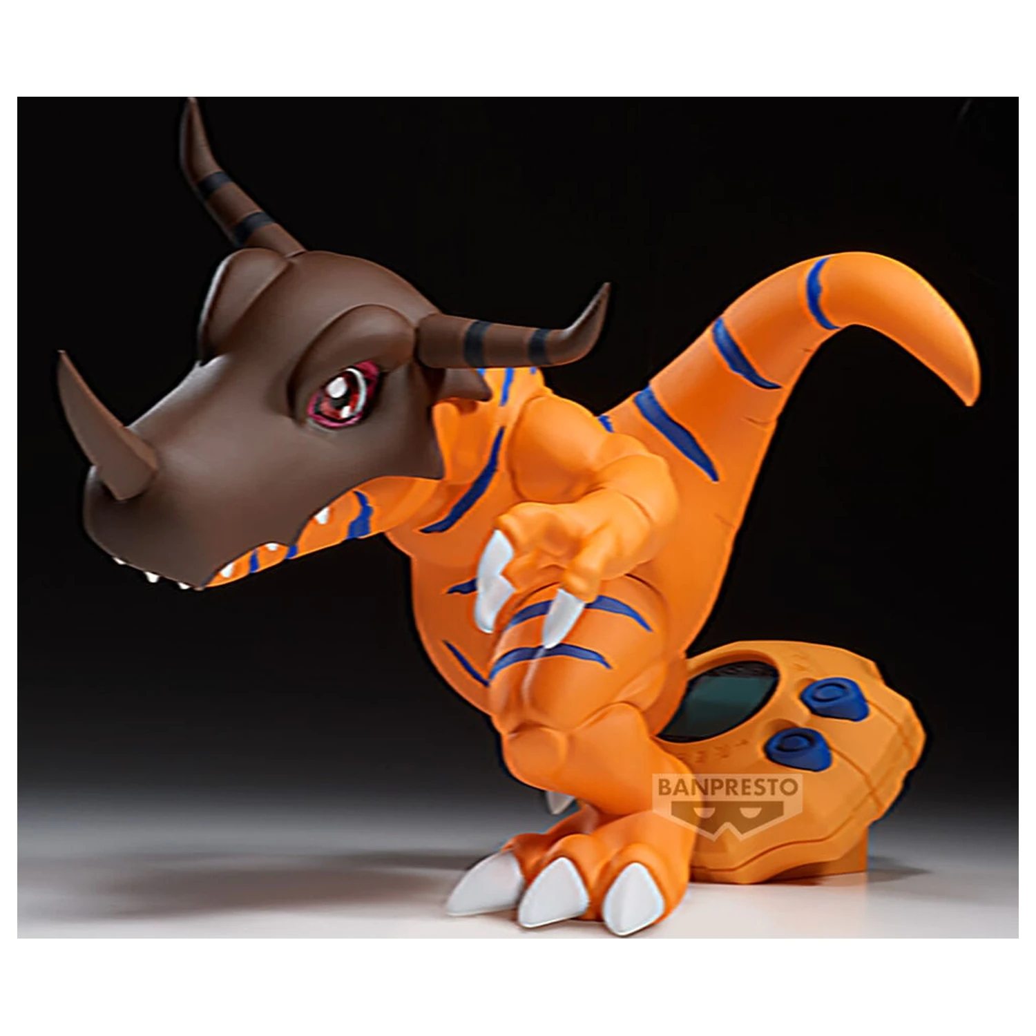 Digimon Adventure Digivice Greymon Figur 13cm Produktfoto