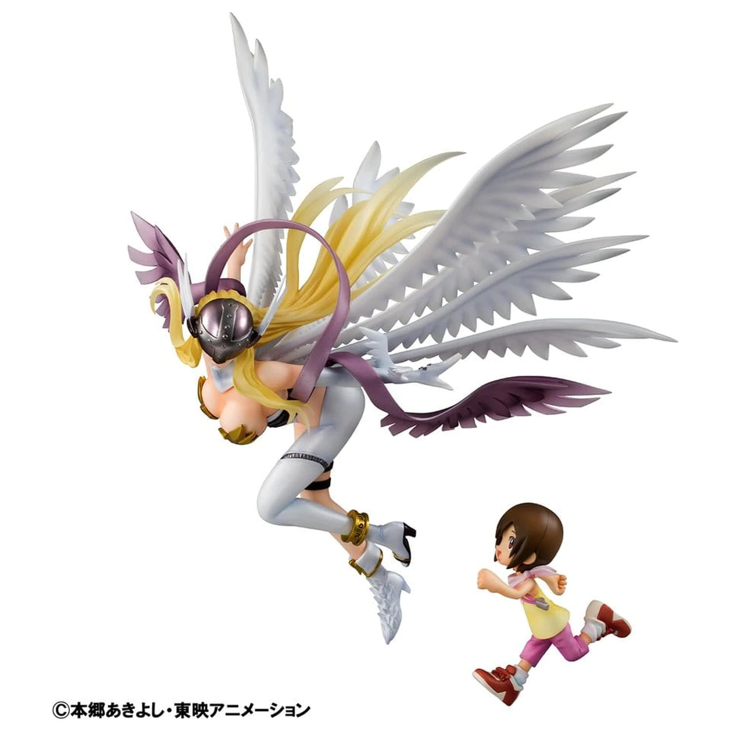 Digimon Adventure Precious G.E.M. Serie PVC Statue Angewomon & Hikari Yagami 22 cm Produktfoto