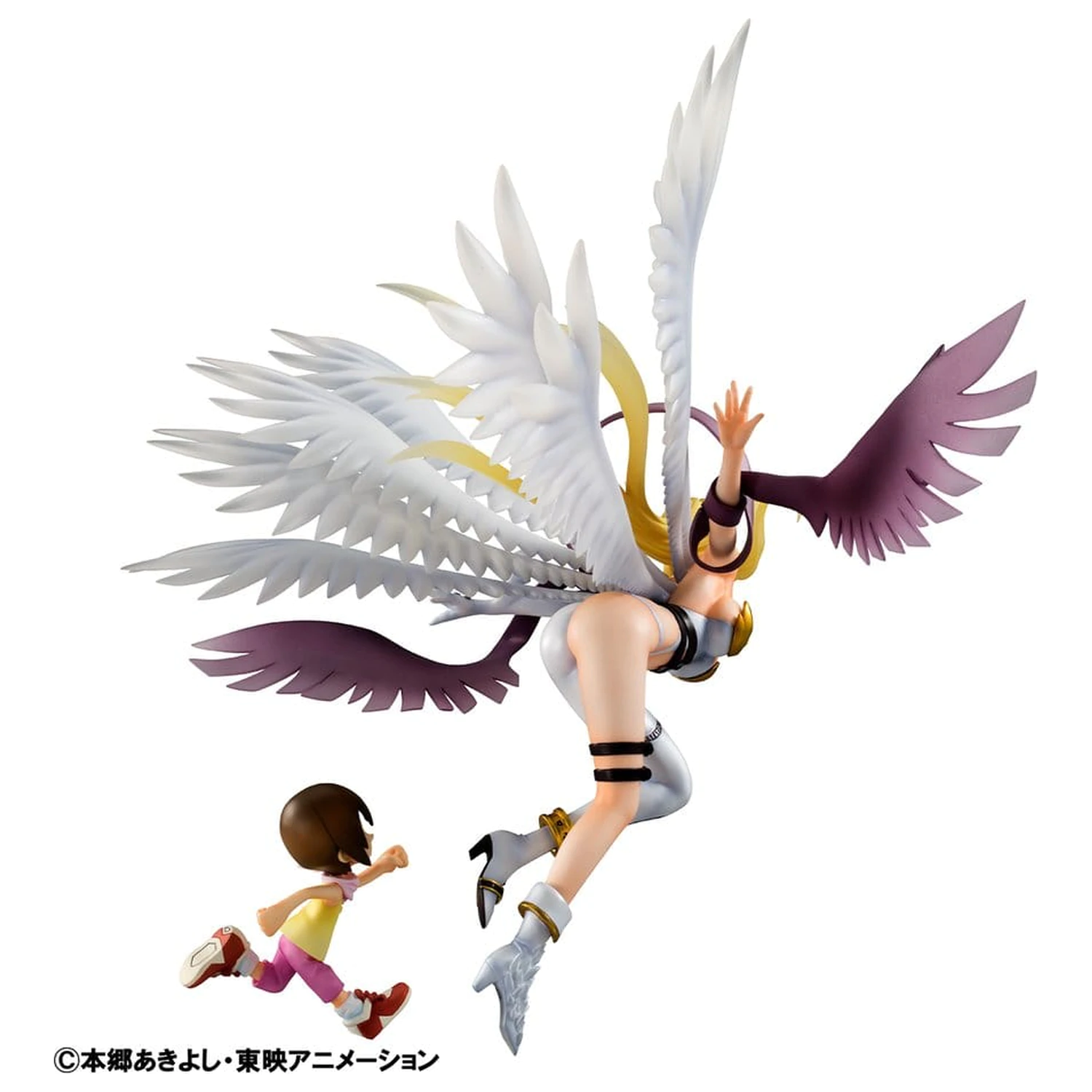 Digimon Adventure Precious G.E.M. Serie PVC Statue Angewomon & Hikari Yagami 22 cm Produktfoto