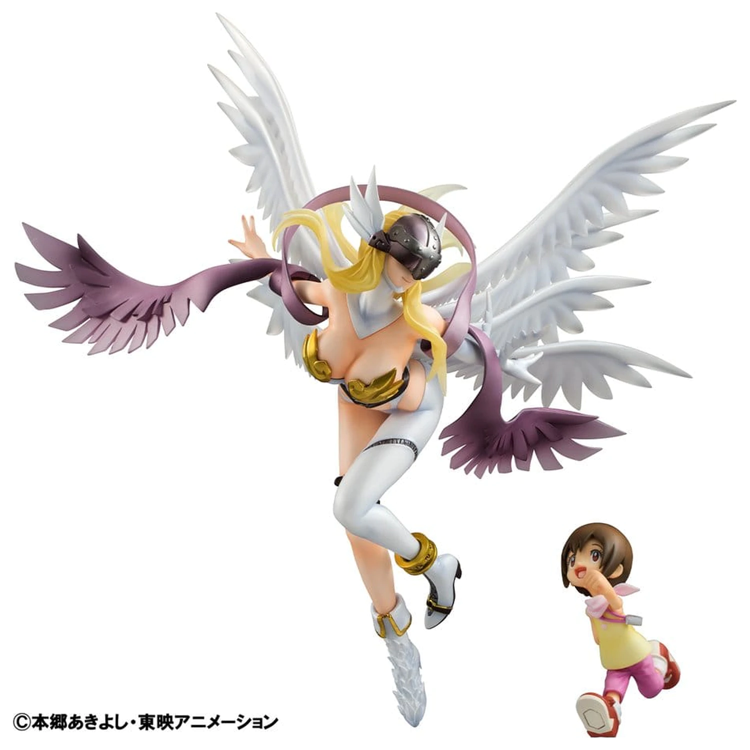 Digimon Adventure Precious G.E.M. Serie PVC Statue Angewomon & Hikari Yagami 22 cm Produktfoto