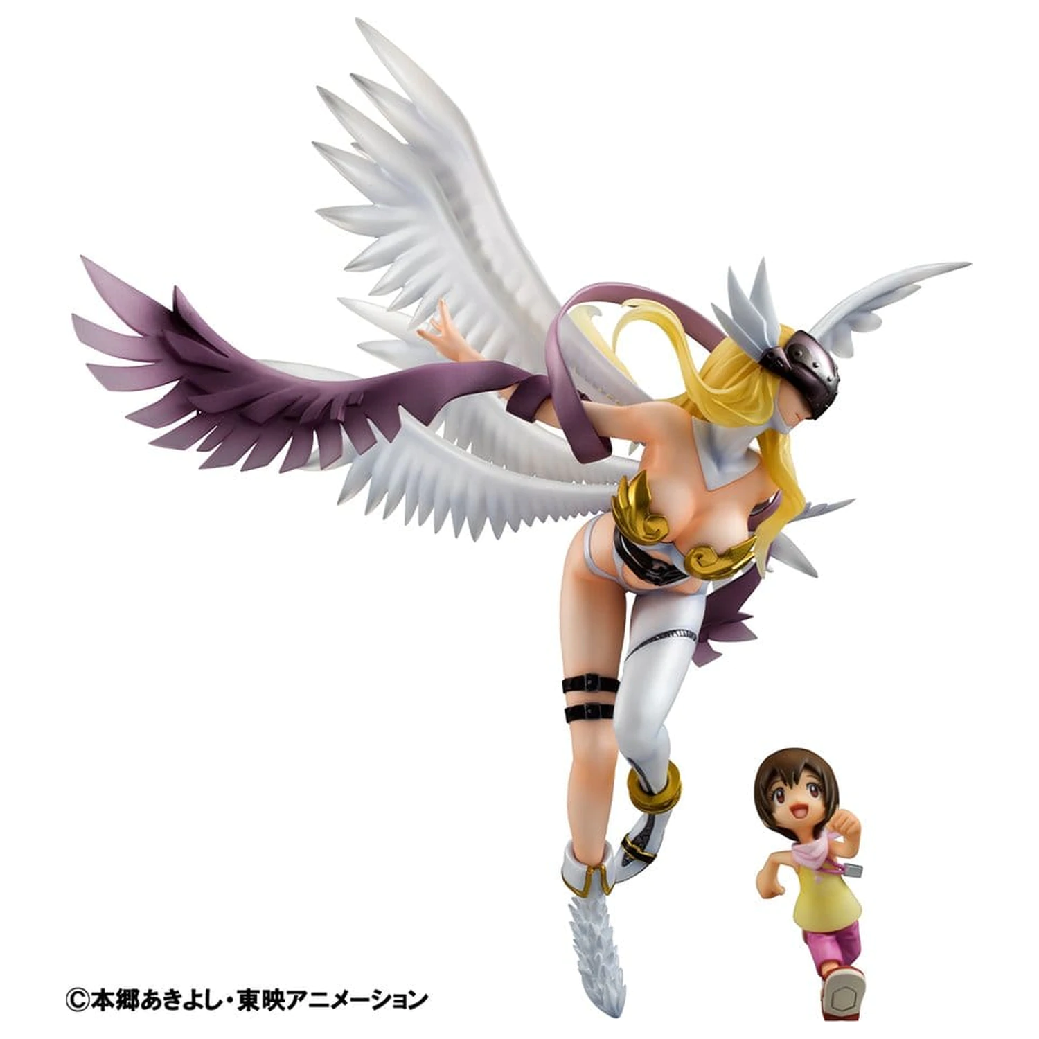 Digimon Adventure Precious G.E.M. Serie PVC Statue Angewomon & Hikari Yagami 22 cm Produktfoto