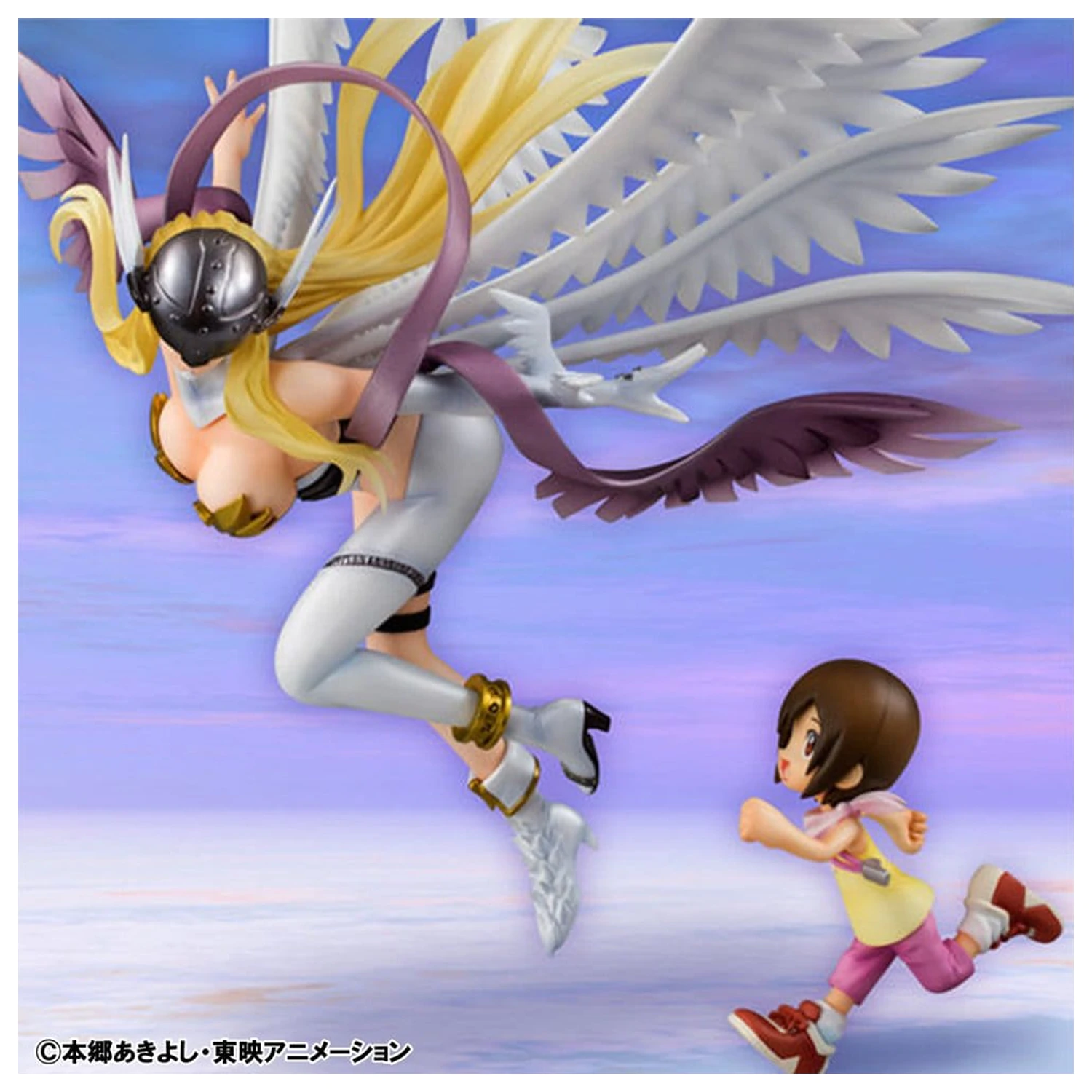 Digimon Adventure Precious G.E.M. Serie PVC Statue Angewomon & Hikari Yagami 22 cm Produktfoto