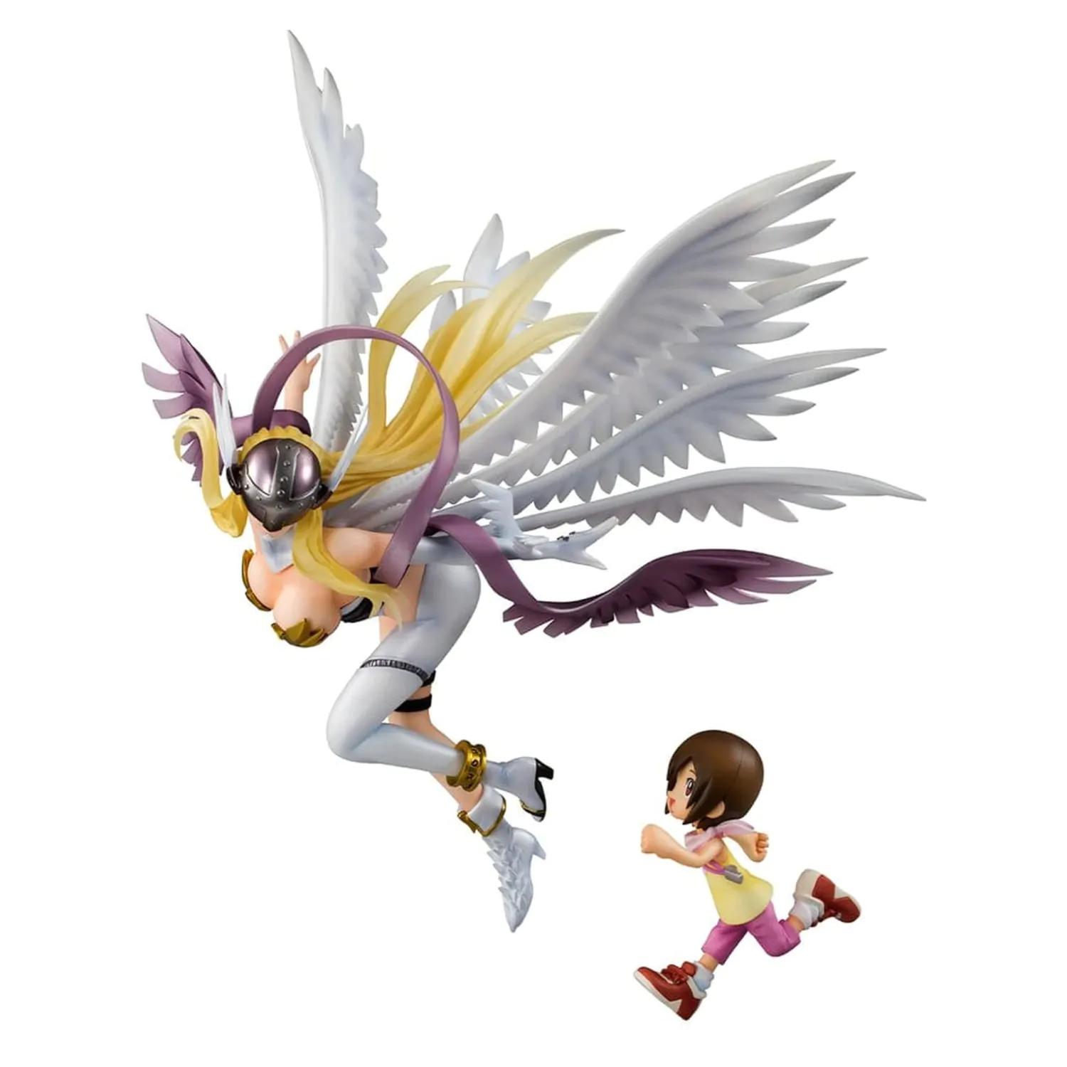 Digimon Adventure Precious G.E.M. Serie PVC Statue Angewomon & Hikari Yagami 22 cm Produktfoto