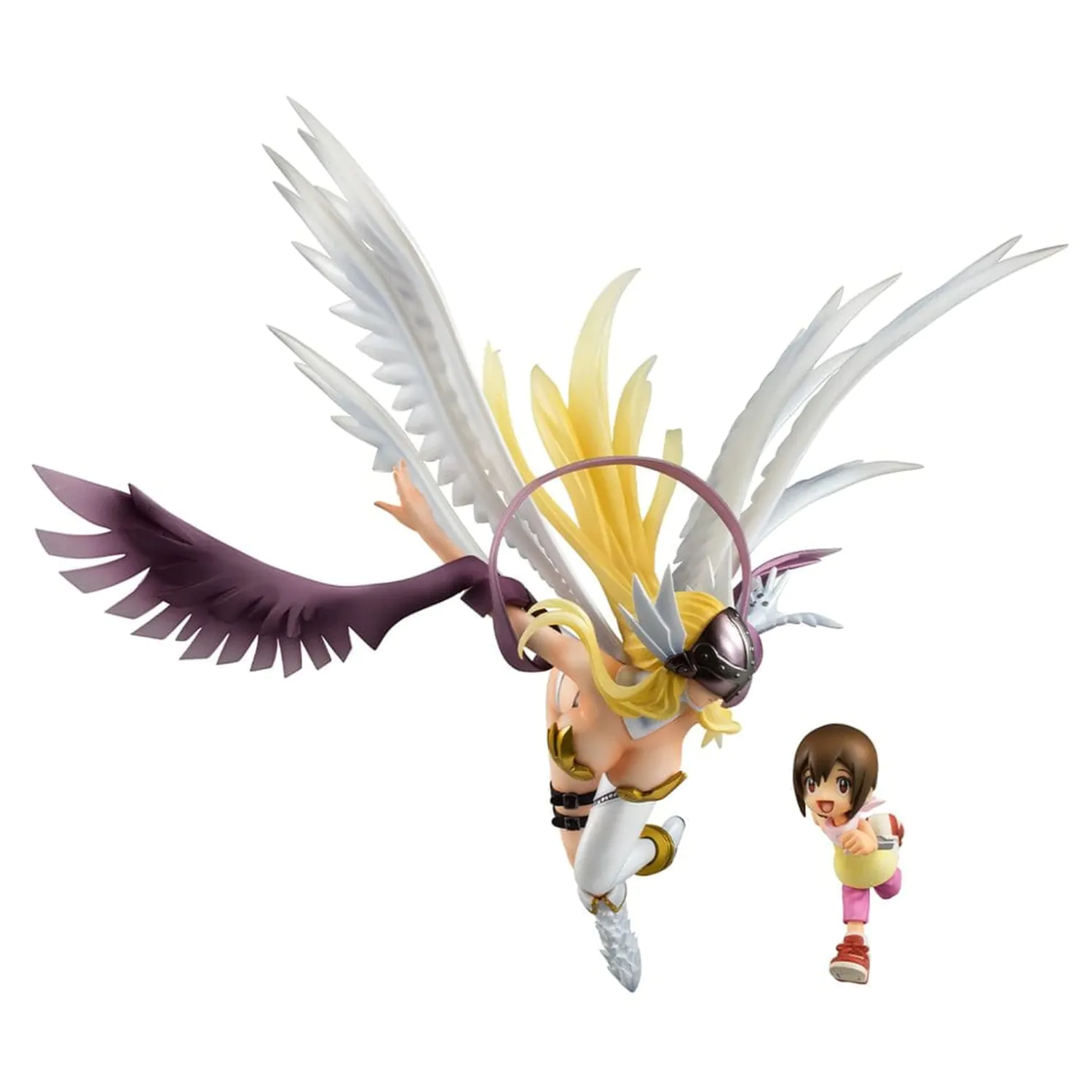 Digimon Adventure Precious G.E.M. Serie PVC Statue Angewomon & Hikari Yagami 22 cm Produktfoto