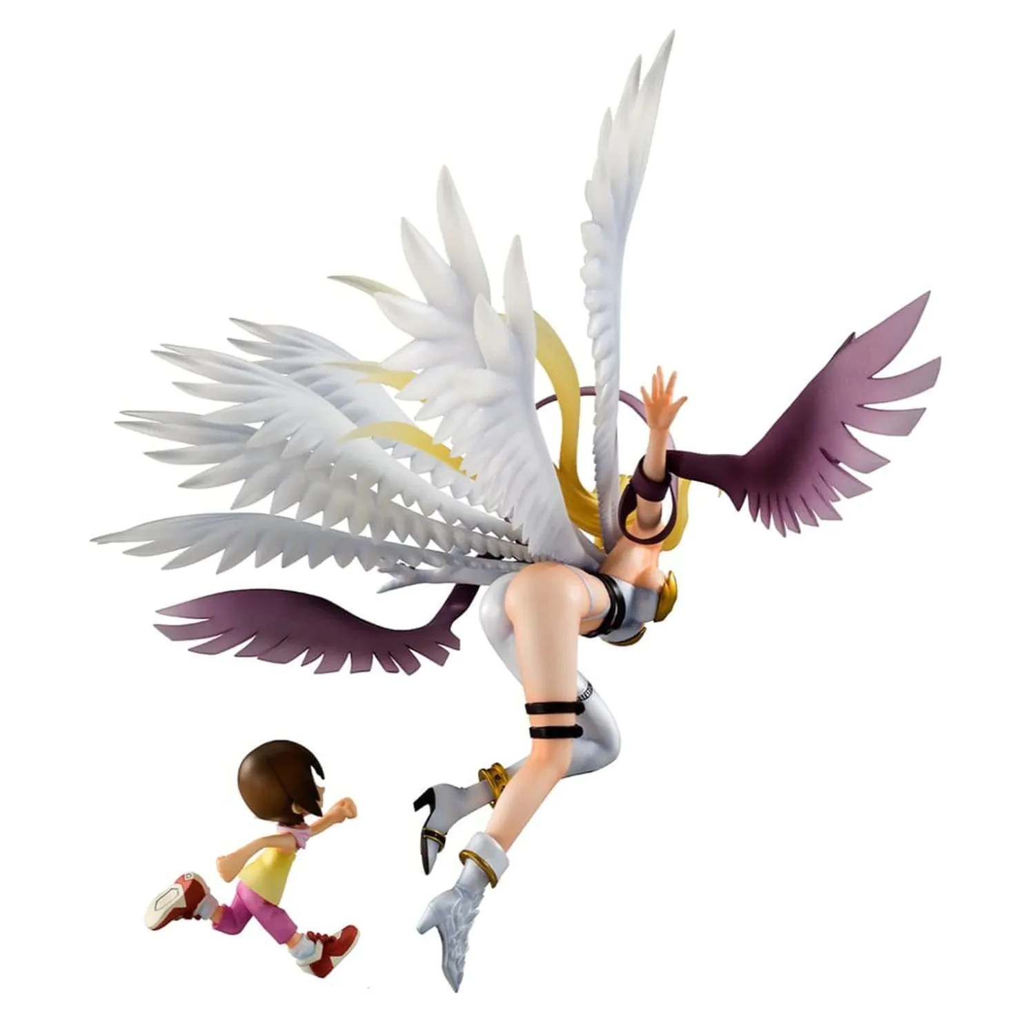 Digimon Adventure Precious G.E.M. Serie PVC Statue Angewomon & Hikari Yagami 22 cm Produktfoto