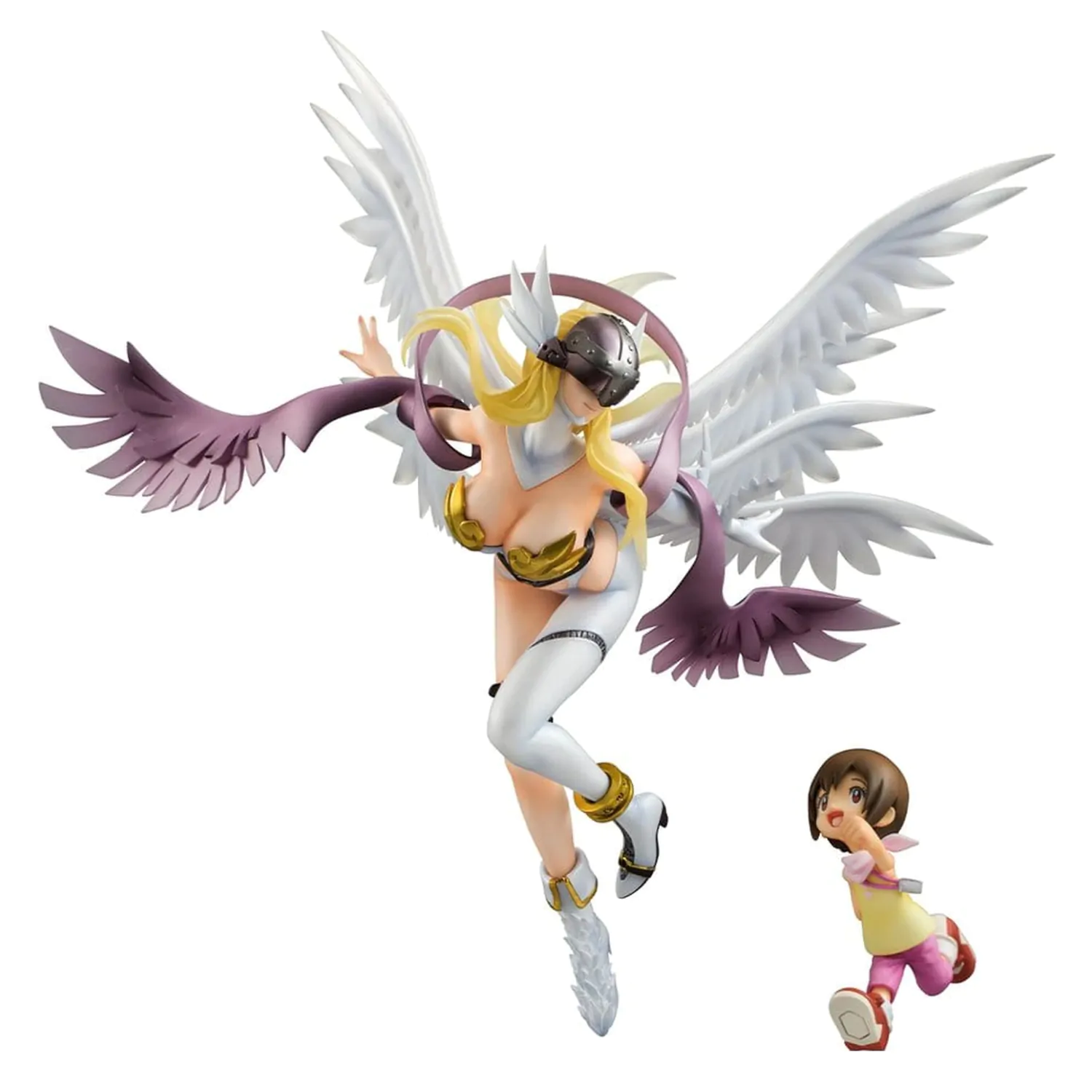 Digimon Adventure Precious G.E.M. Serie PVC Statue Angewomon & Hikari Yagami 22 cm Produktfoto