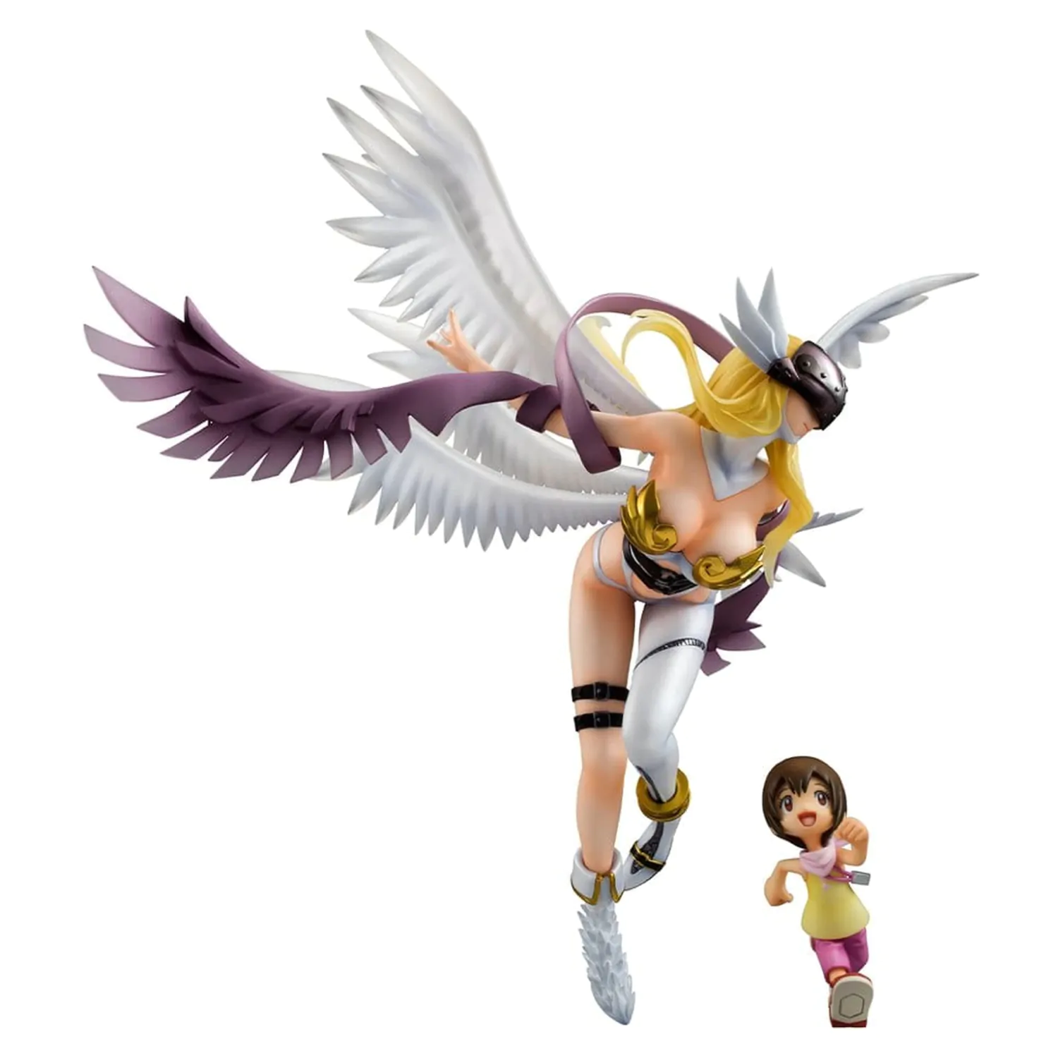 Digimon Adventure Precious G.E.M. Serie PVC Statue Angewomon & Hikari Yagami 22 cm Produktfoto