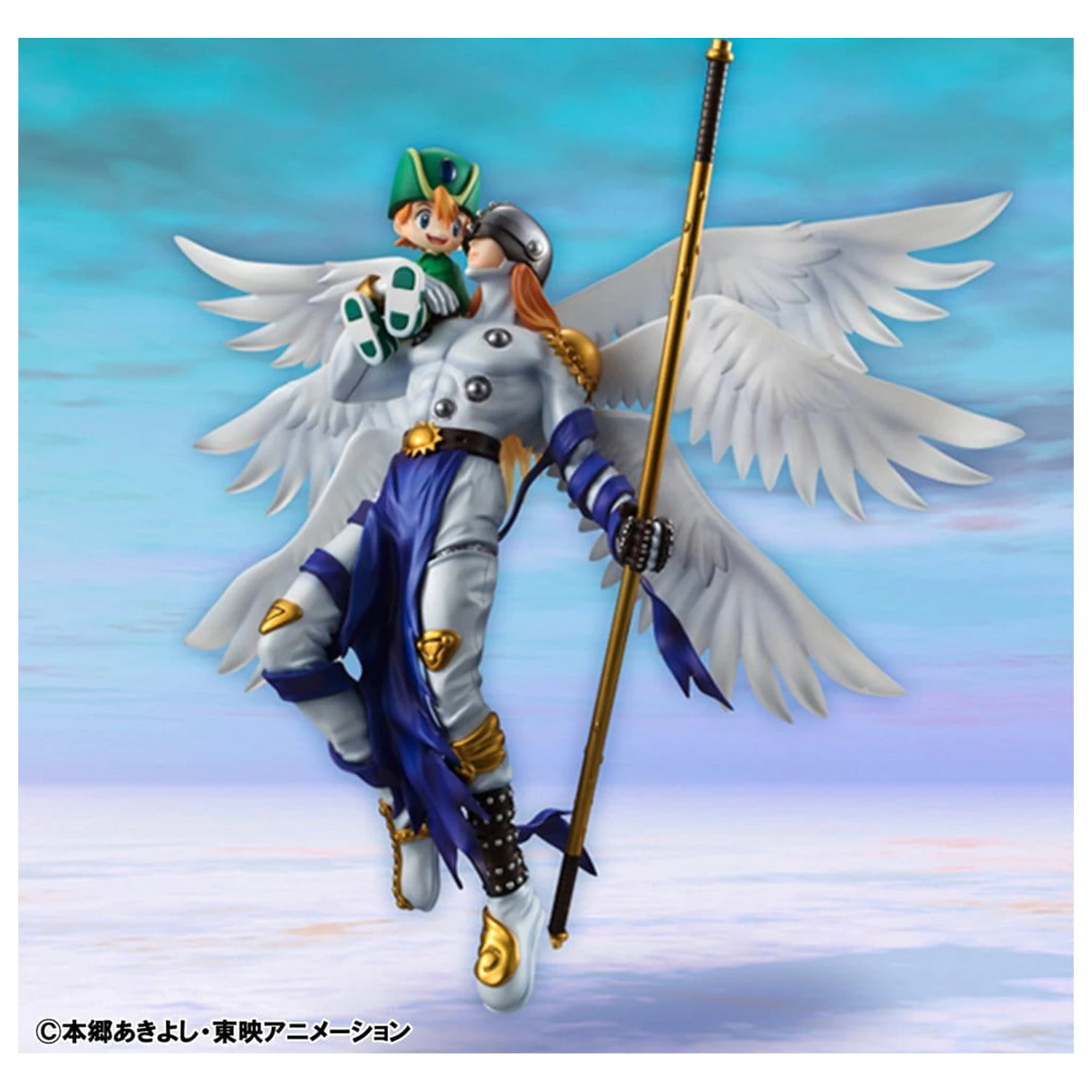 Digimon Adventure G.E.M. Series PVC Figur Angemon & Takeru Takaishi 22 cm (Repeat) Produktfoto