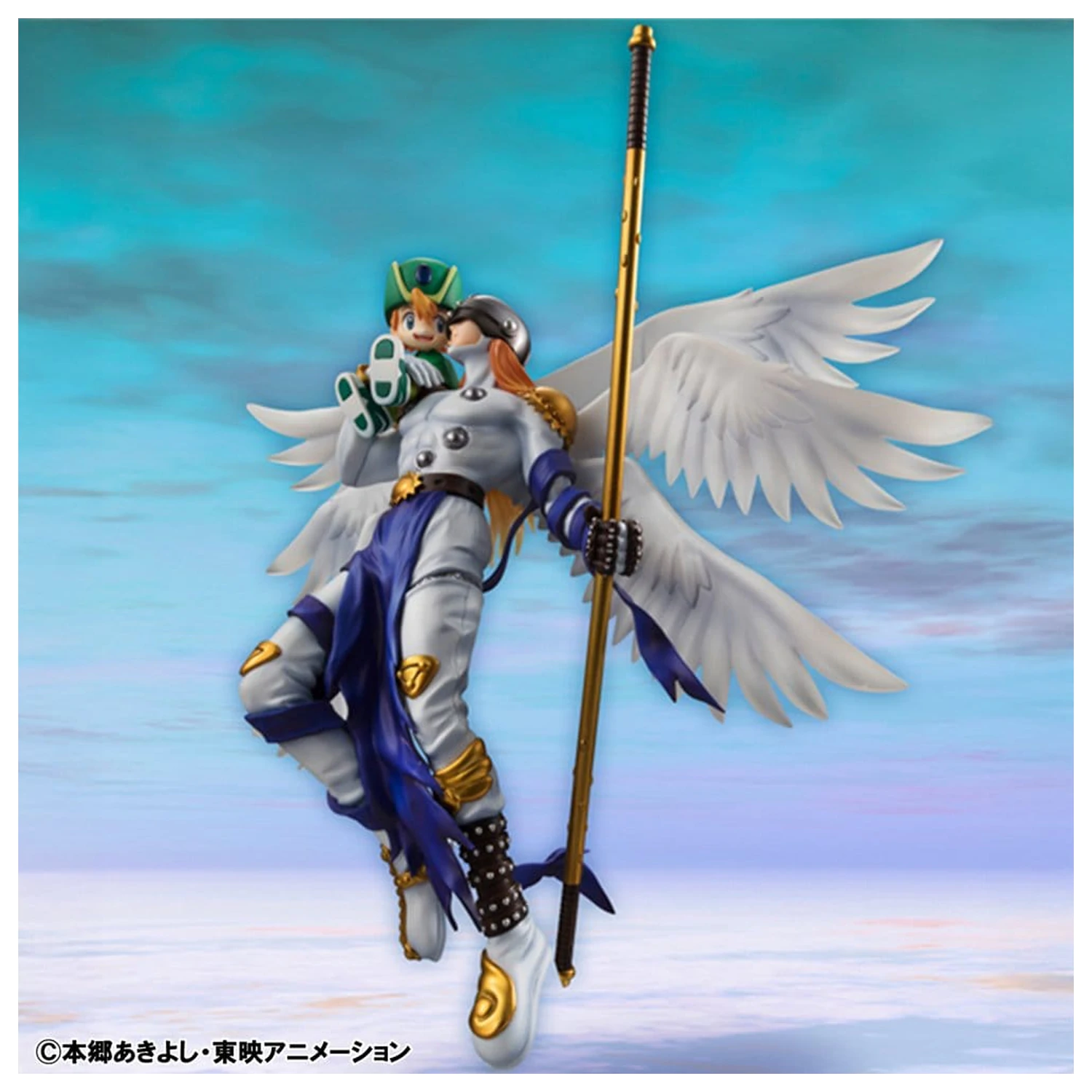 Digimon Adventure G.E.M. Series PVC Figur Angemon & Takeru Takaishi 22 cm (Repeat) Produktfoto