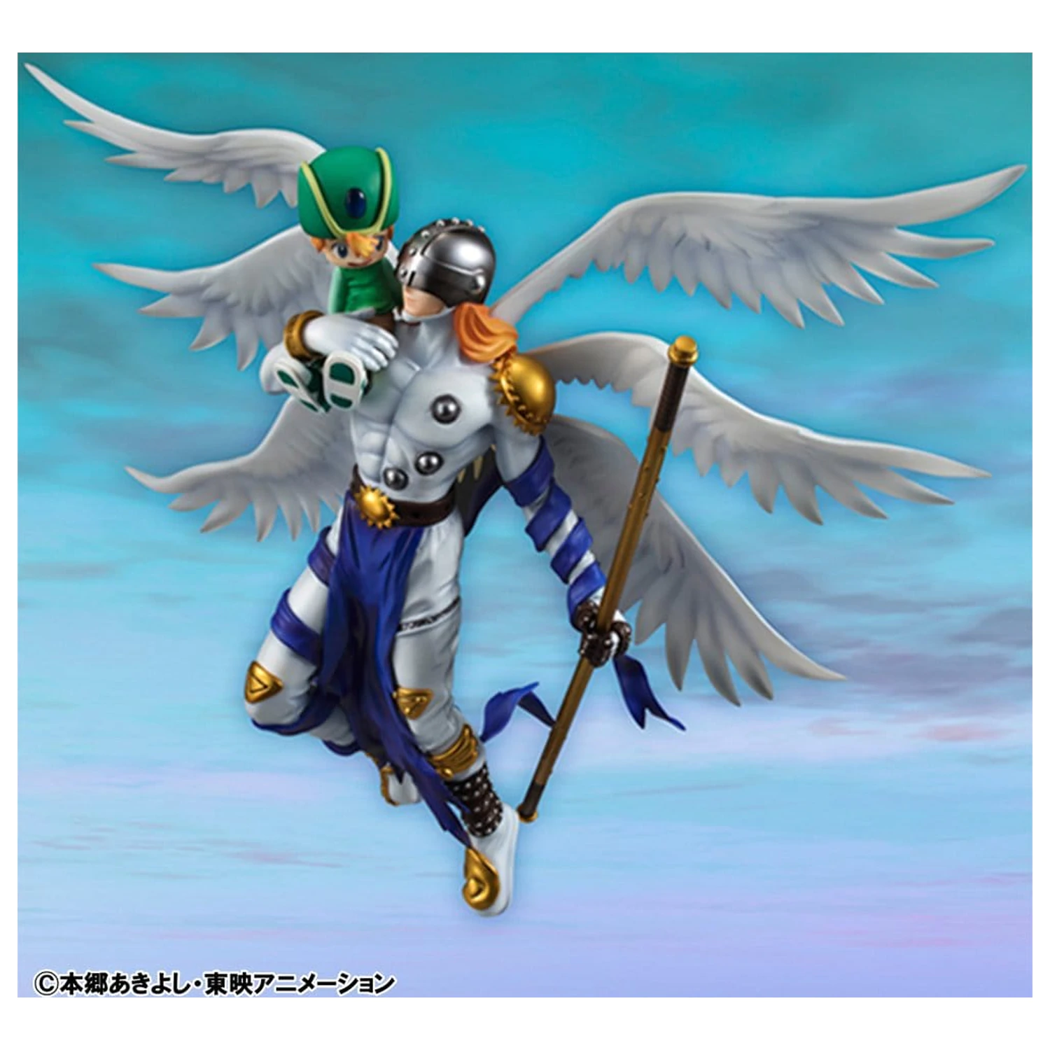 Digimon Adventure G.E.M. Series PVC Figur Angemon & Takeru Takaishi 22 cm (Repeat) Produktfoto