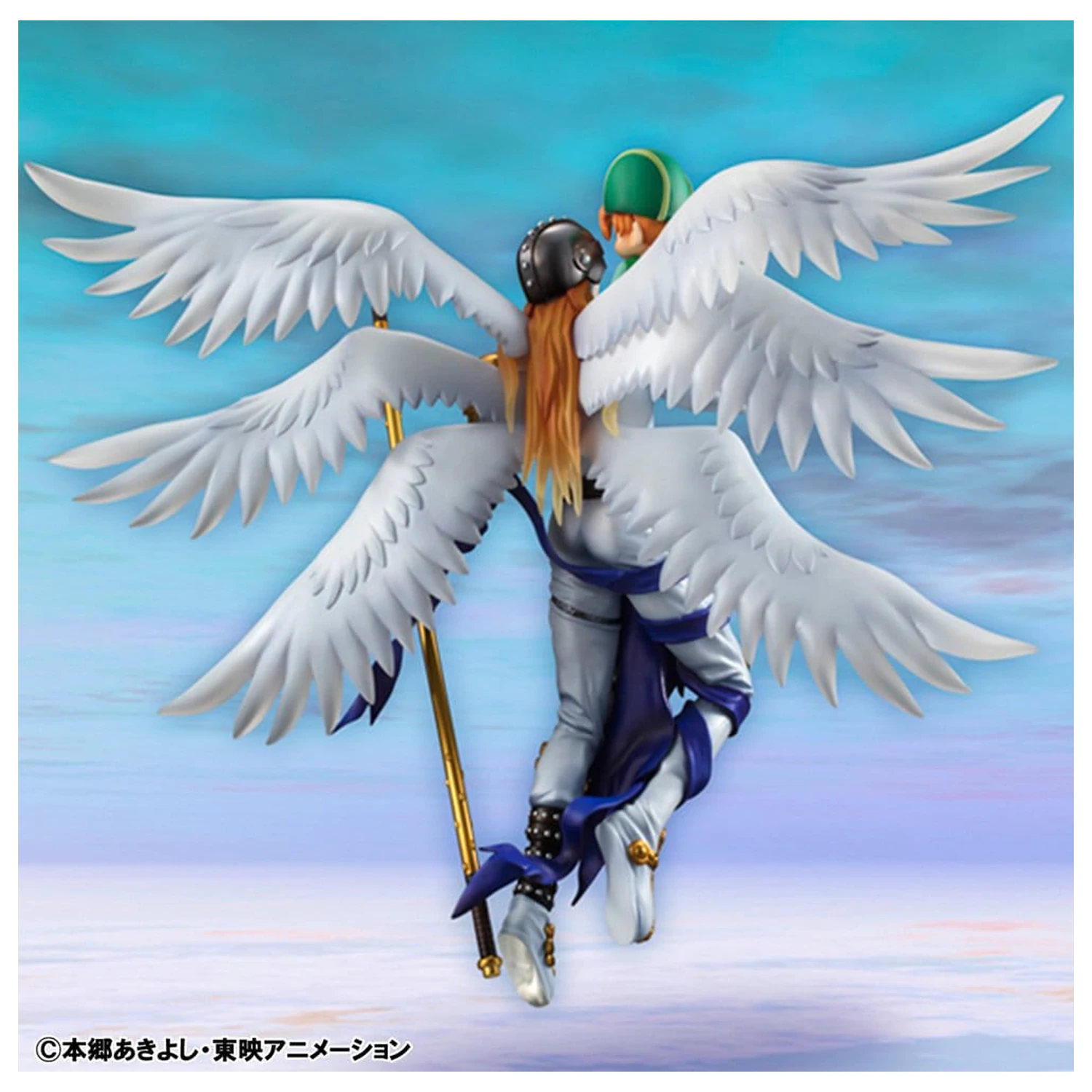 Digimon Adventure G.E.M. Series PVC Figur Angemon & Takeru Takaishi 22 cm (Repeat) Produktfoto