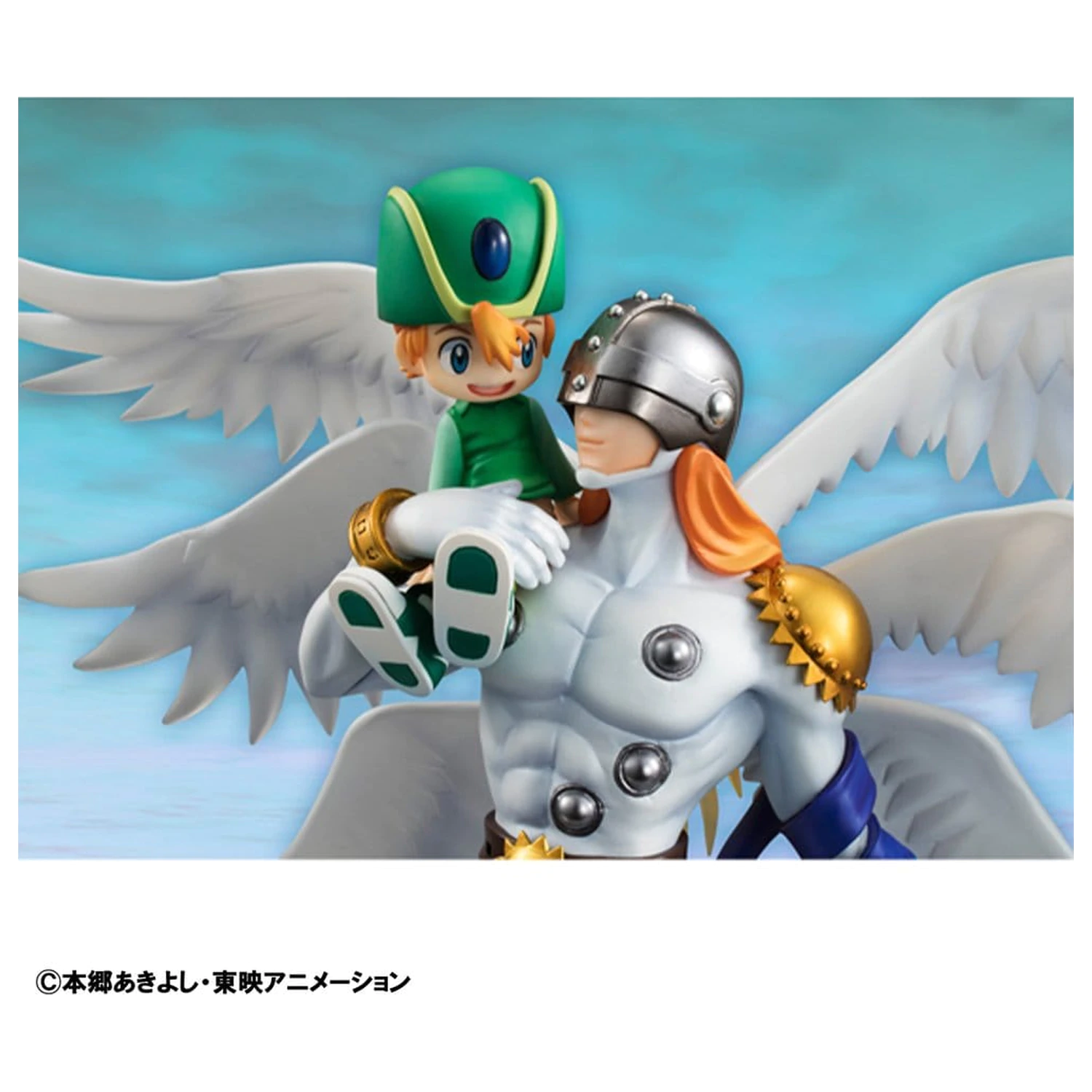 Digimon Adventure G.E.M. Series PVC Figur Angemon & Takeru Takaishi 22 cm (Repeat) Produktfoto