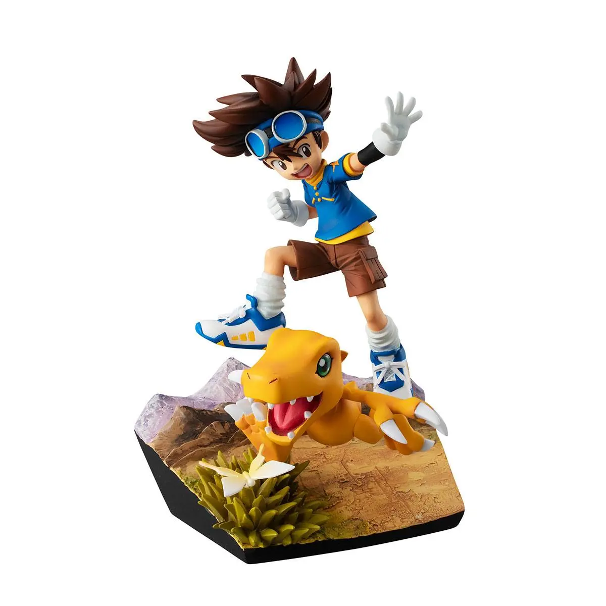 Digimon Adventure G.E.M. Serie PVC Statue Taichi Yagami & Agumon 20th Anniversary 12 cm Produktfoto