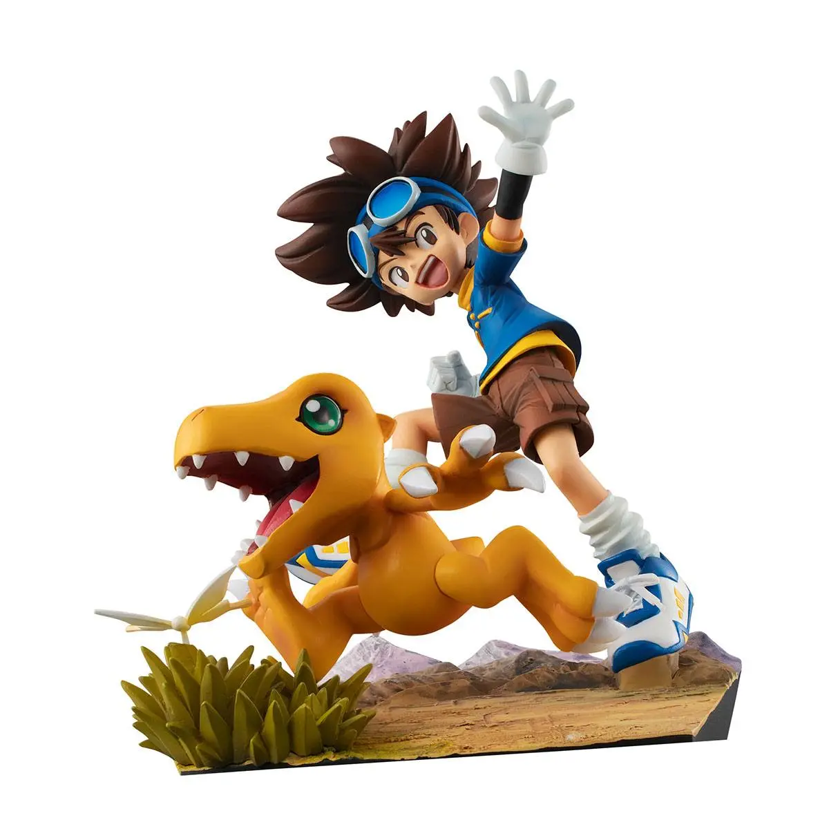 Digimon Adventure G.E.M. Serie PVC Statue Taichi Yagami & Agumon 20th Anniversary 12 cm Produktfoto