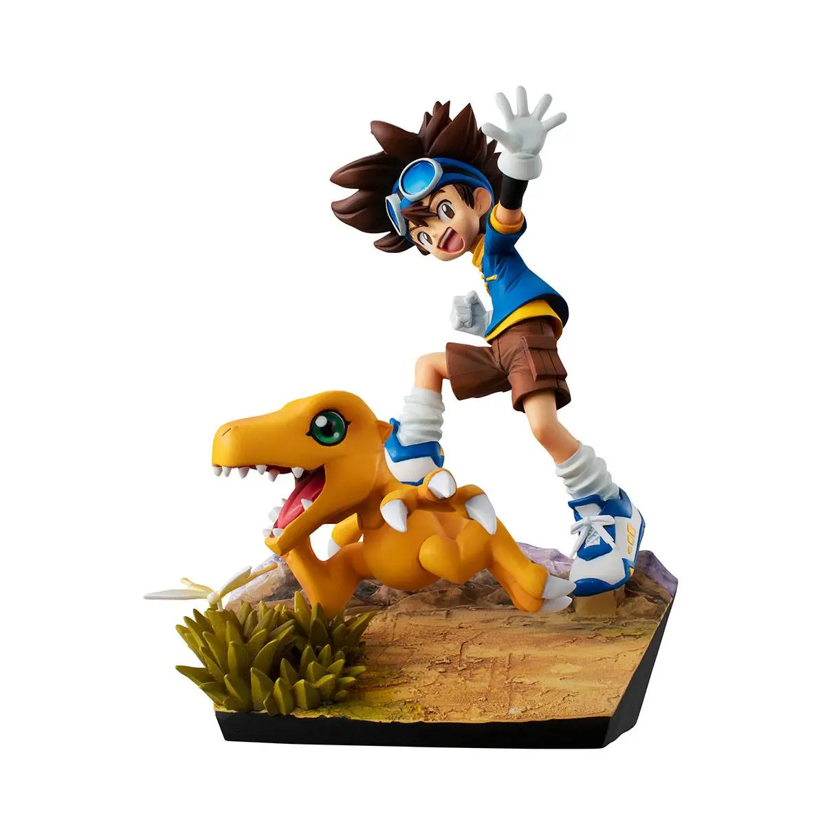 Digimon Adventure G.E.M. Serie PVC Statue Taichi Yagami & Agumon 20th Anniversary 12 cm Produktfoto