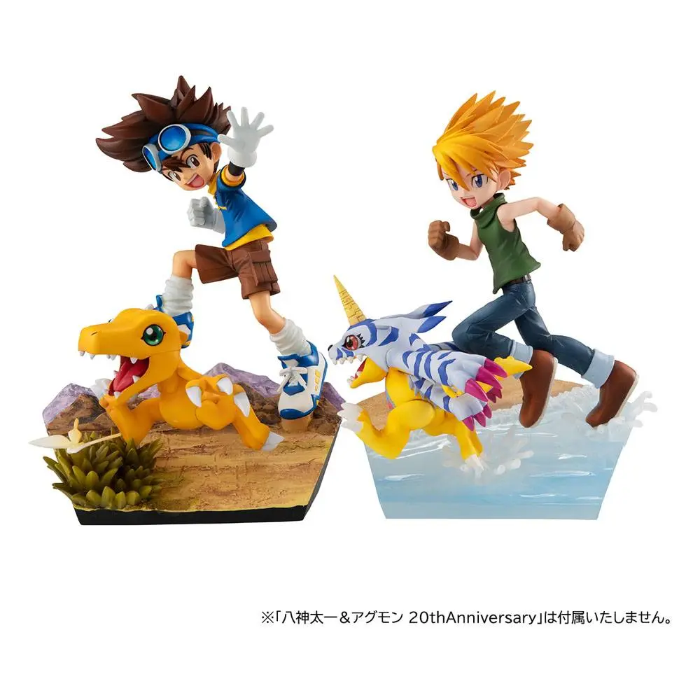 Digimon Adventure G.E.M. Serie PVC Statue Yamato Ishida & Gabumon 2022 Ver. 12 cm Produktfoto