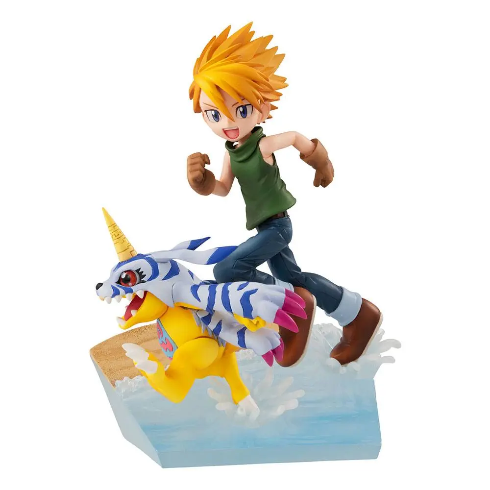 Digimon Adventure G.E.M. Serie PVC Statue Yamato Ishida & Gabumon 2022 Ver. 12 cm Produktfoto