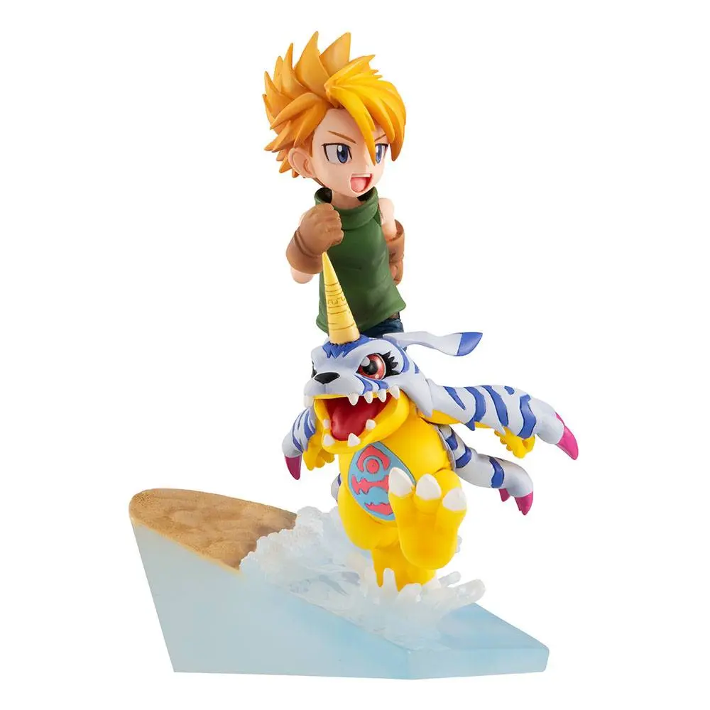 Digimon Adventure G.E.M. Serie PVC Statue Yamato Ishida & Gabumon 2022 Ver. 12 cm Produktfoto