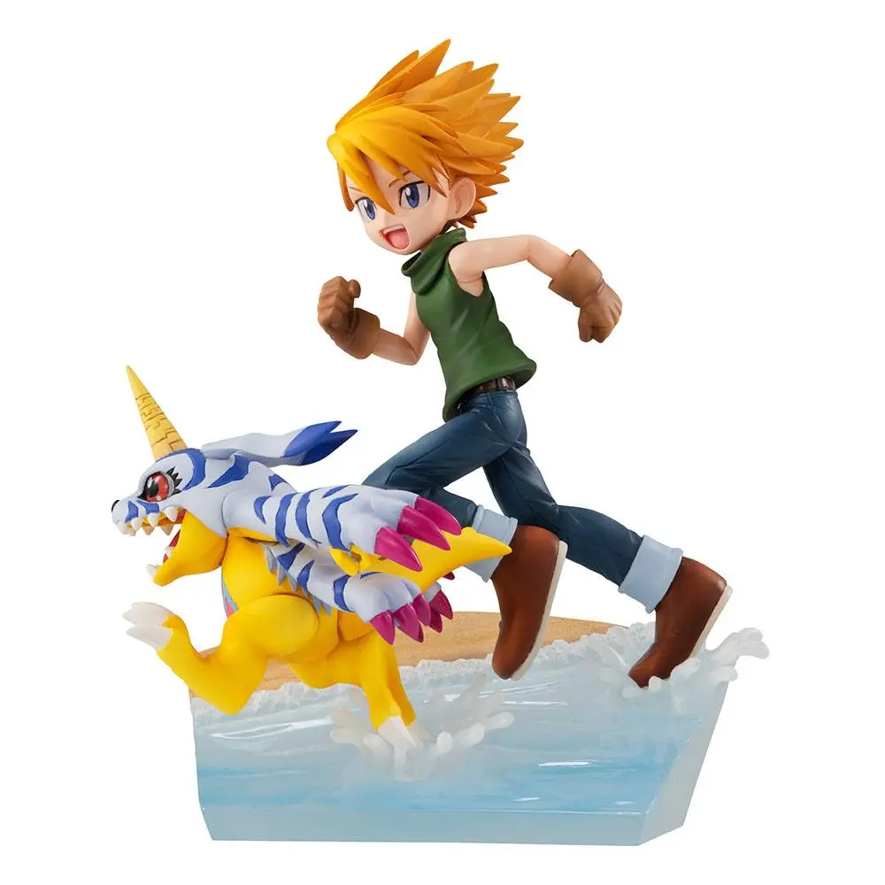 Digimon Adventure G.E.M. Serie PVC Statue Yamato Ishida & Gabumon 2022 Ver. 12 cm Produktfoto