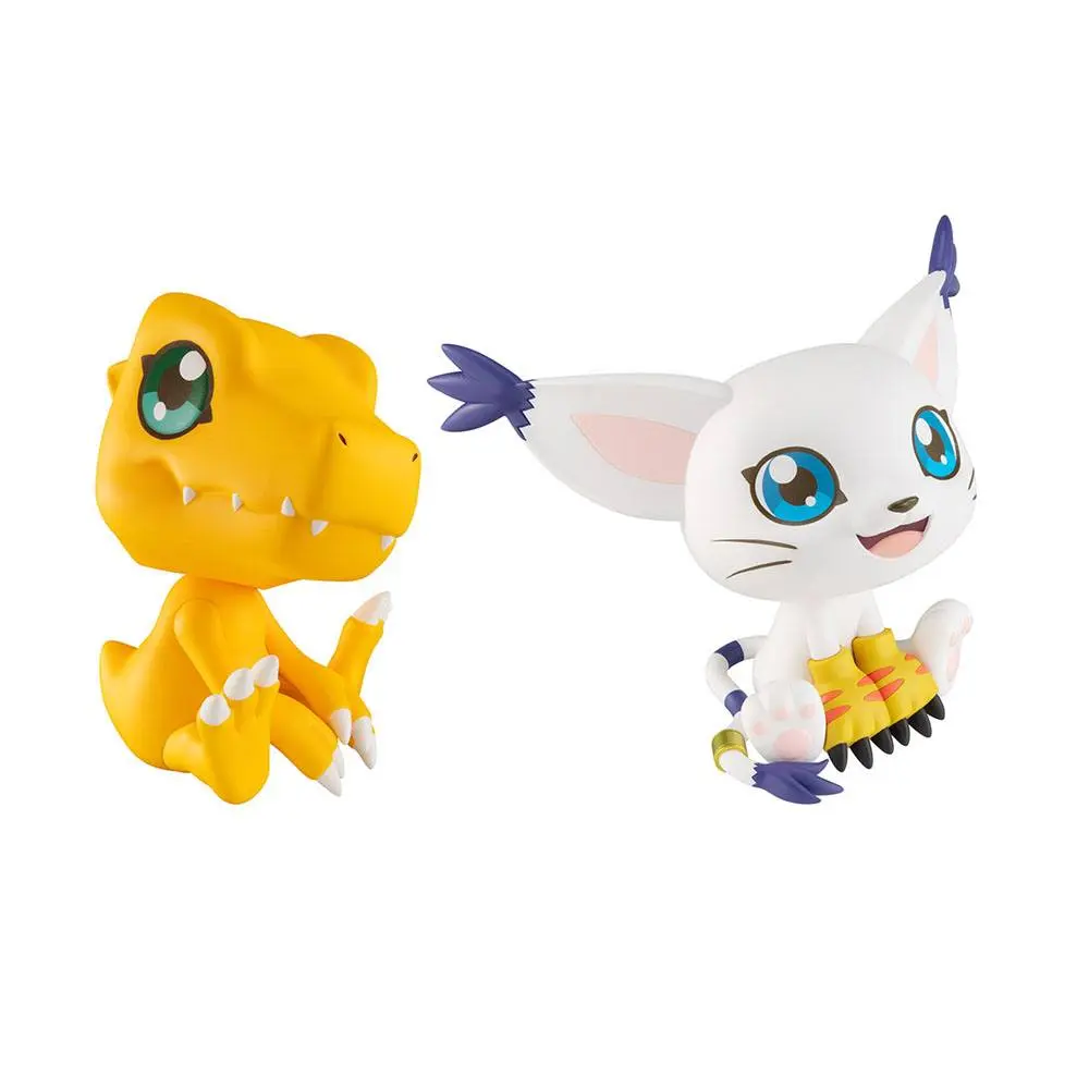 Digimon Adventure Look Up PVC Statuen Tailmon & Agumon Limited Ver. 11 cm Produktfoto
