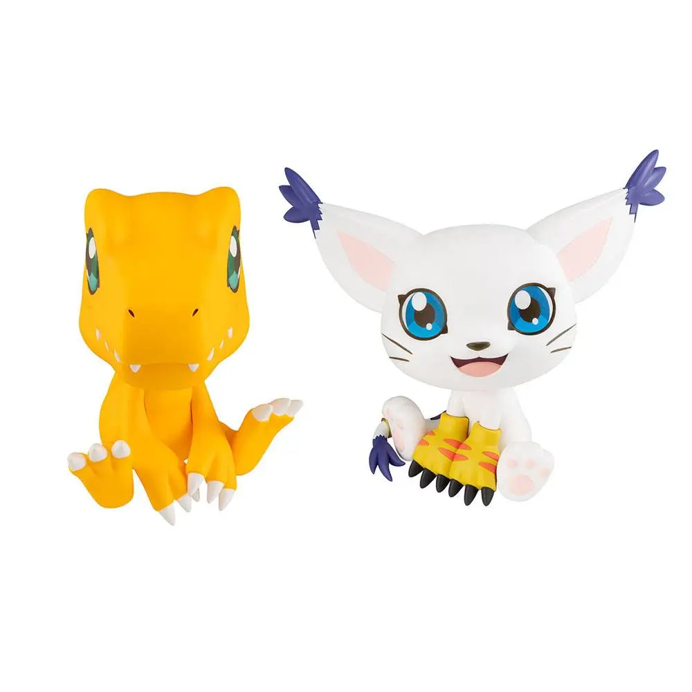 Digimon Adventure Look Up PVC Statuen Tailmon & Agumon Limited Ver. 11 cm Produktfoto